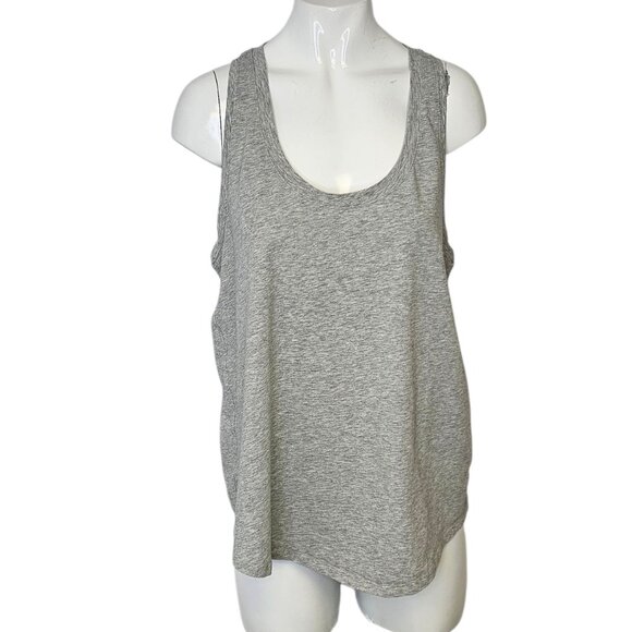 Lululemon Womens Scoop Neck Tank, Round Hem, Heathered Grey, Pullover - Picture 1 of 6